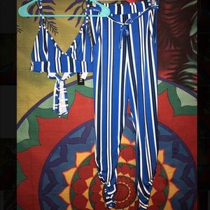 2 Piece Bralette and Pants Set